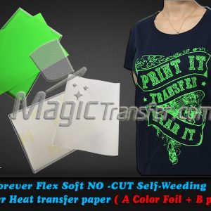 JasonCarlMorgan A4 Sky Blue 297x210mm 1x Hot Flex Iron On Transfer Paper Clothing Garment Vinyl 