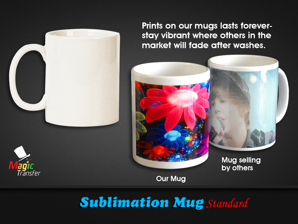 11 oz. Premium ORCA White Ceramic Sublimation Mugs-Bulk order discount