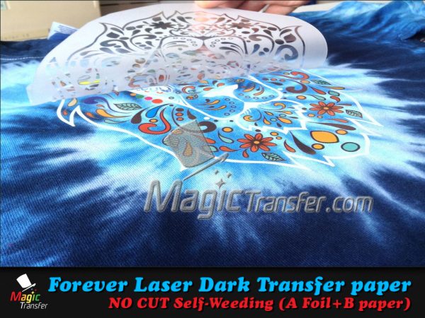 cutting material pvc laser Paper Cut Laser Transfer No Dark self FOREVER weeding Heat