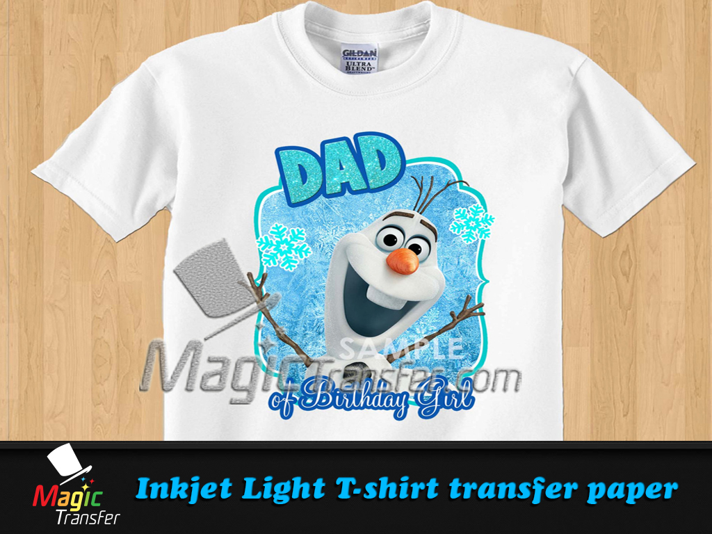 køber Fantasifulde på vegne af Inkjet Light T-shirt transfer paper - A4 - Magic Transfer