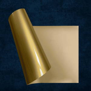 Craft Machine  HTV PU Premium vinyl-MPU025- Gold - Size10" x 20" (25 cm x 50 cm)