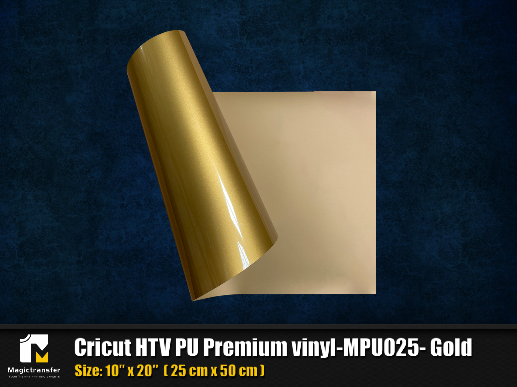 Gold Vinyl HTV, Gold Heat Press Vinyl