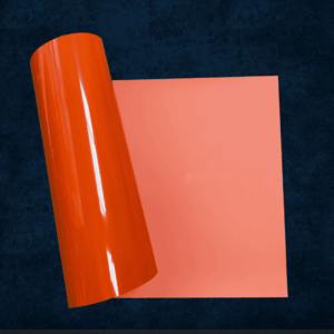 Craft Machine HTV PU Premium vinyl-MPU015- Orange - Size10" x 20" (25 cm x 50 cm)