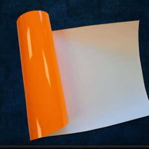 Craft Machine HTV PU Premium vinyl-MPU072- Neon Orange - Size10" x 20" (25 cm x 50 cm)