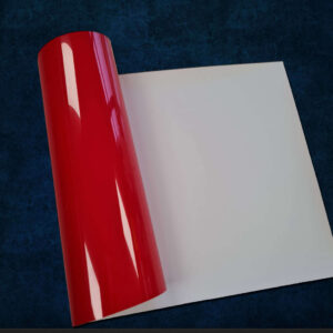 Craft Machine HTV PU Premium vinyl-MPU076- Neon Red - Size10" x 20" (25 cm x 50 cm)