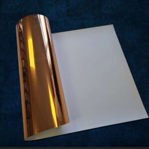 Craft Machine HTV - Mirrored Chrome T-shirt vinyl -MMC043- Mirrored Copper - Size10" x 20" (25 cm x 50 cm)