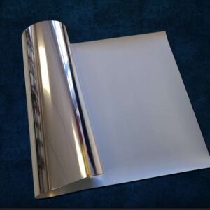 Craft Machine HTV PU Premium vinyl-MM035- Metallic Silver - Size10" x 20" (25 cm x 50 cm)