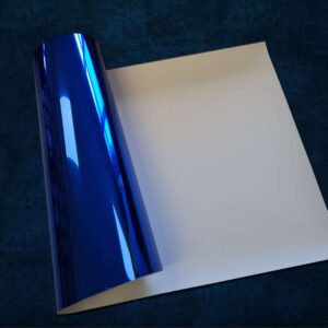 Craft Machine HTV PU Premium vinyl-MM038- Metallic Royal Blue - Size10" x 20" (25 cm x 50 cm)