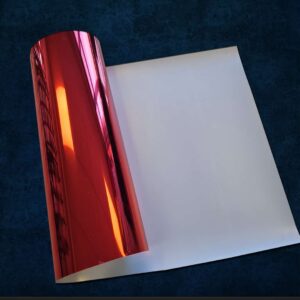 Craft Machine HTV PU Premium vinyl-MM041- Metallic Red - Size10" x 20" (25 cm x 50 cm)