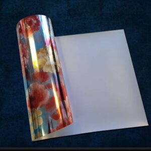 Craft Machine HTV PU Premium vinyl-MSF160- Metallic Flower - Size10" x 20" (25 cm x 50 cm)