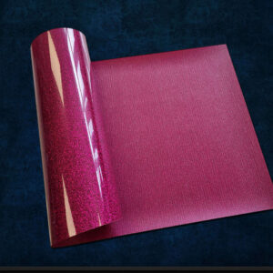 Craft Machine HTV Glitter vinyl-MGL087- Deep Pink - Size10" x 20" (25 cm x 50 cm)