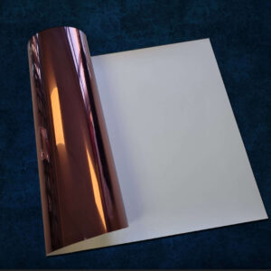 Craft Machine HTV - Mirrored Chrome T-shirt vinyl -MMC050- Mirrored Brown- Size10" x 20" (25 cm x 50 cm)