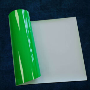 Craft Machine HTV PU Premium PUFF vinyl-MPF151- Neon Green - Size10" x 20" (25 cm x 50 cm)