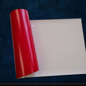 Craft Machine HTV PU Premium PUFF vinyl-MPF143- Red - Size10" x 20" (25 cm x 50 cm)