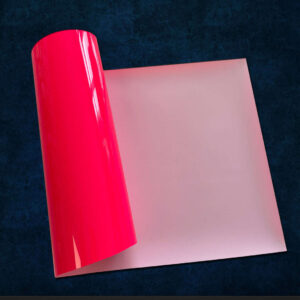 Craft Machine HTV PU Premium PUFF vinyl-MPF149- NeonPink - Size10" x 20" (25 cm x 50 cm)