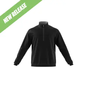 Adidas Mens Elevate Quarter Zip Pullover - Black