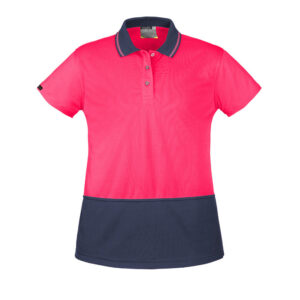 ZH731 Womens Hi Vis Basic Short Sleeve Polo
