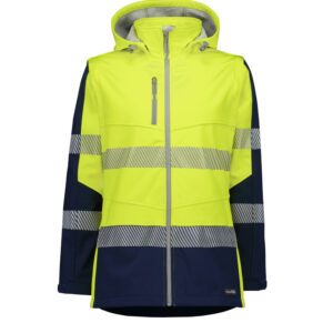 ZJ753  Womens Streetworx 2 In 1 Stretch Softshell Jacket
